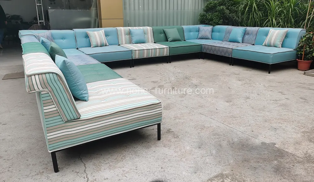 Latest Waterproof Outdoor Upholstered Soft Sofa