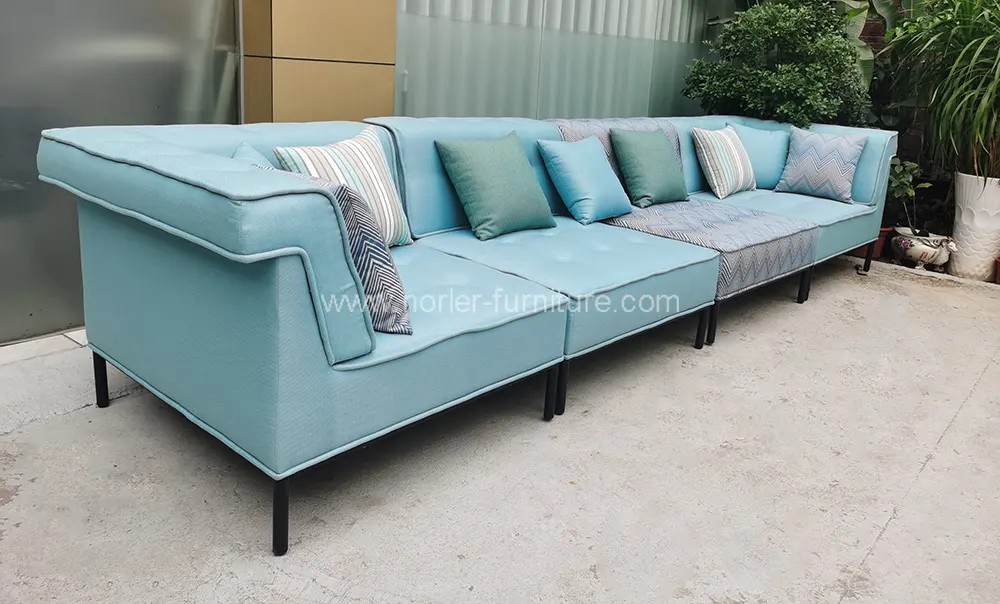 Latest Waterproof Outdoor Upholstered Soft Sofa
