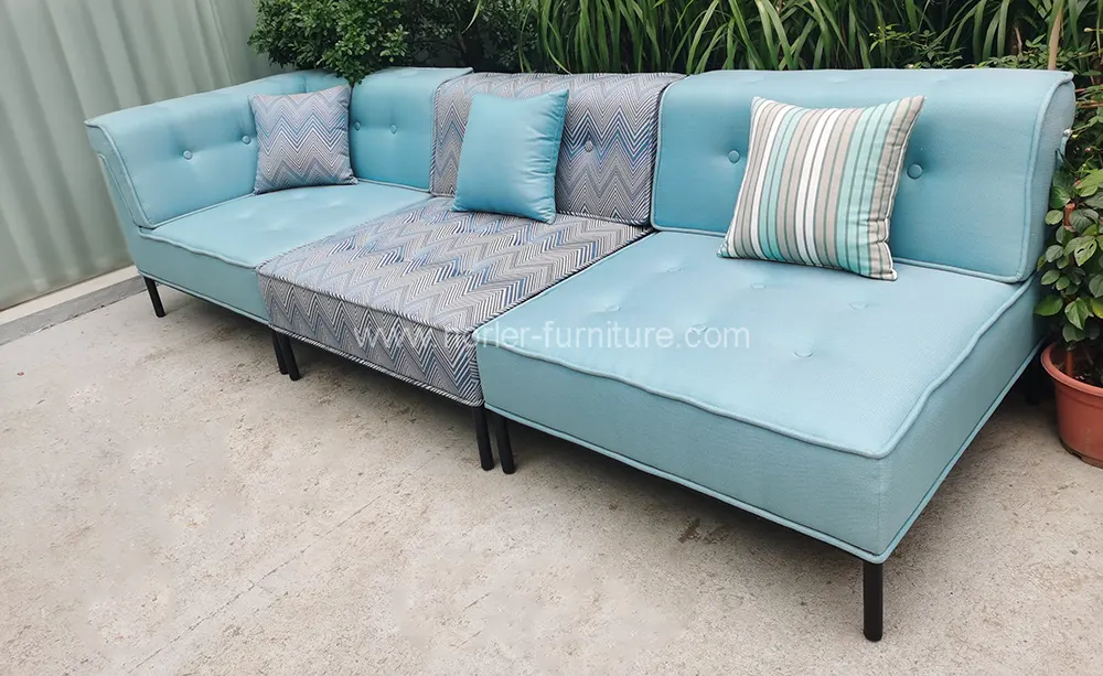 Latest Waterproof Outdoor Upholstered Soft Sofa