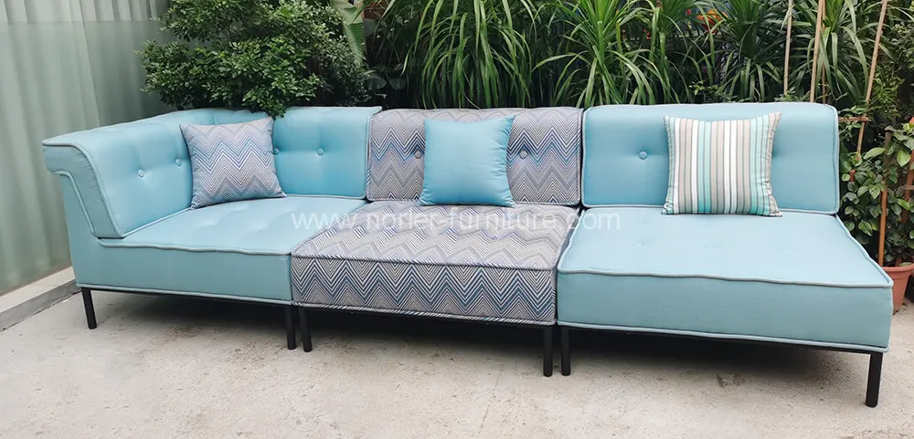 Latest Waterproof Outdoor Upholstered Soft Sofa