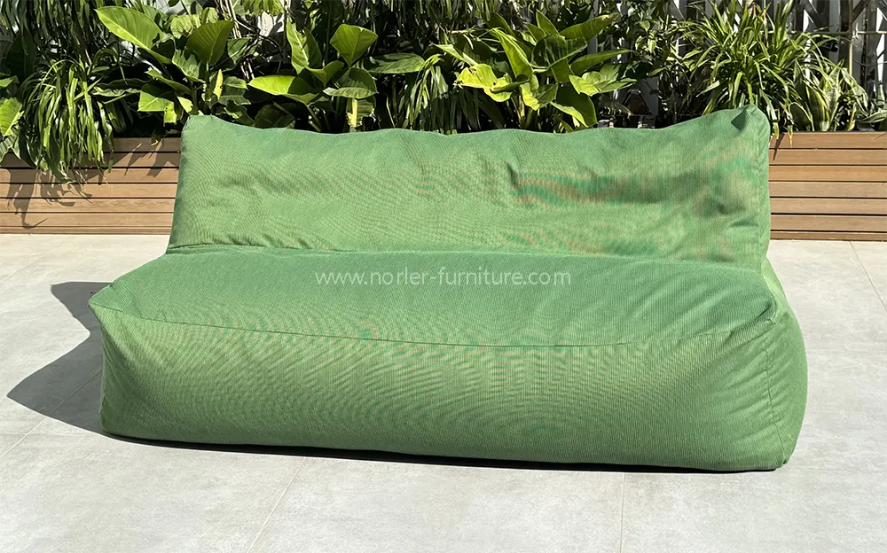 Outdoor Waterproof Fabric Particle Footstool Sofa