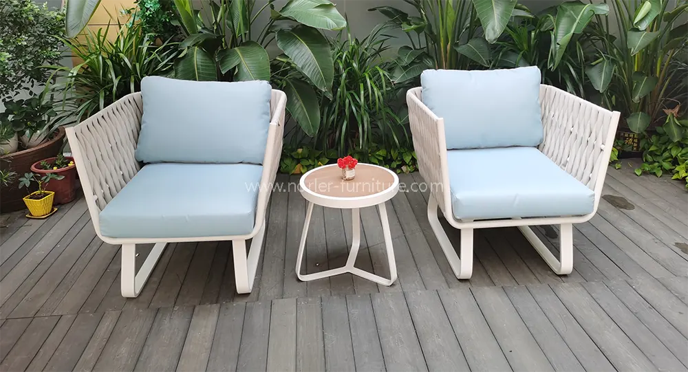 Outdoor Balcony Table And Chair set Aluminum Alloy