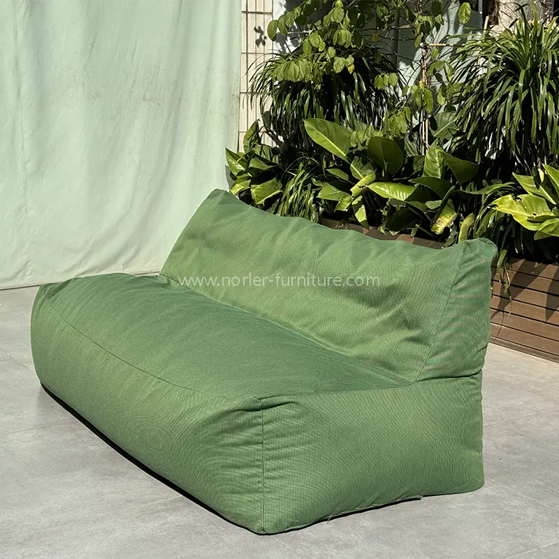Outdoor Waterproof Fabric Particle Footstool Sofa