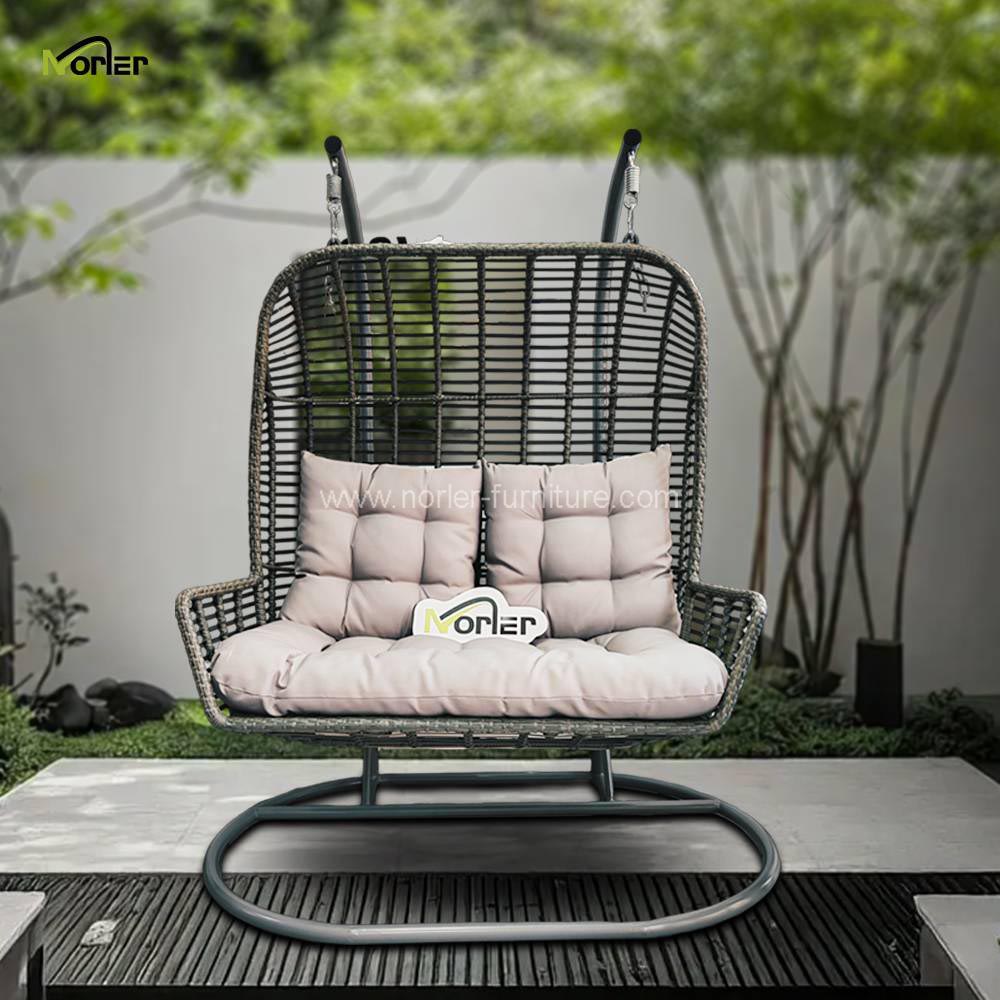 Outdoor Furniture PE Rattan Hanging Swing Chair