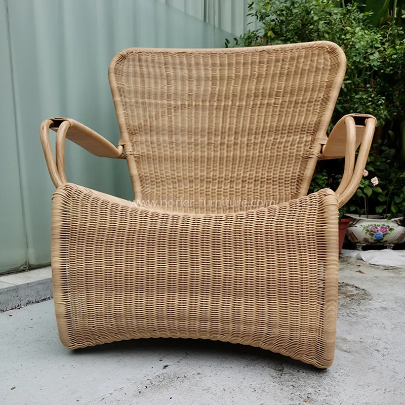 Modern basit su geçirmez açık hava rattan sandalye