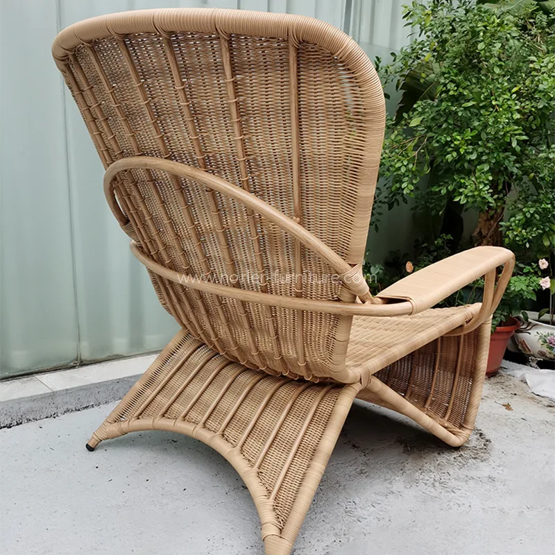 Modern basit su geçirmez açık hava rattan sandalye
